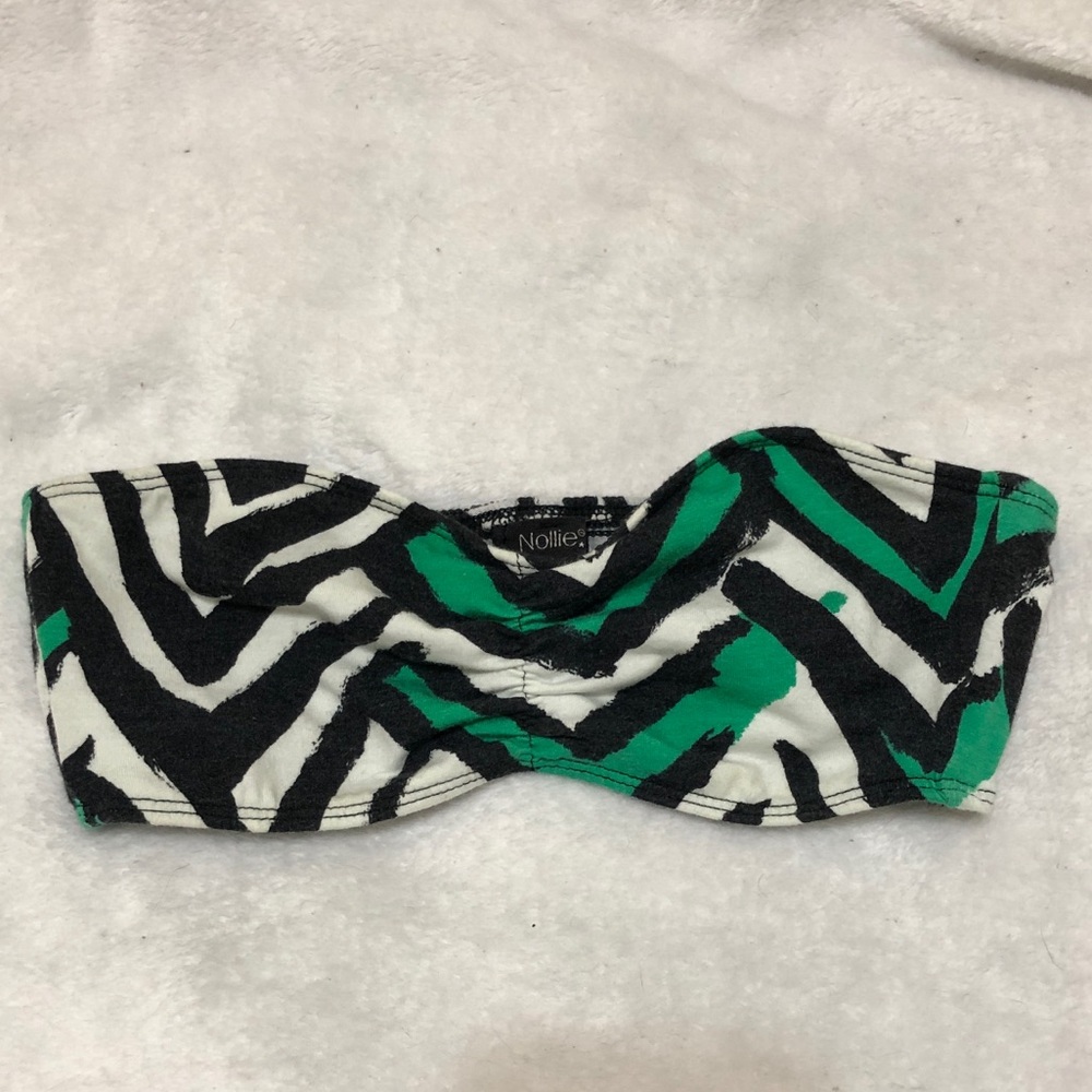 Small Nollie Bandeau, Zebra Print